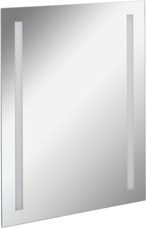 Fackelmann Spiegelelement Linear Wandspiegel mit LED-Beleuchtung, Rahmenlos, Grau, B/H/T: 60 x 75 x 2,3 cm - Bild 1