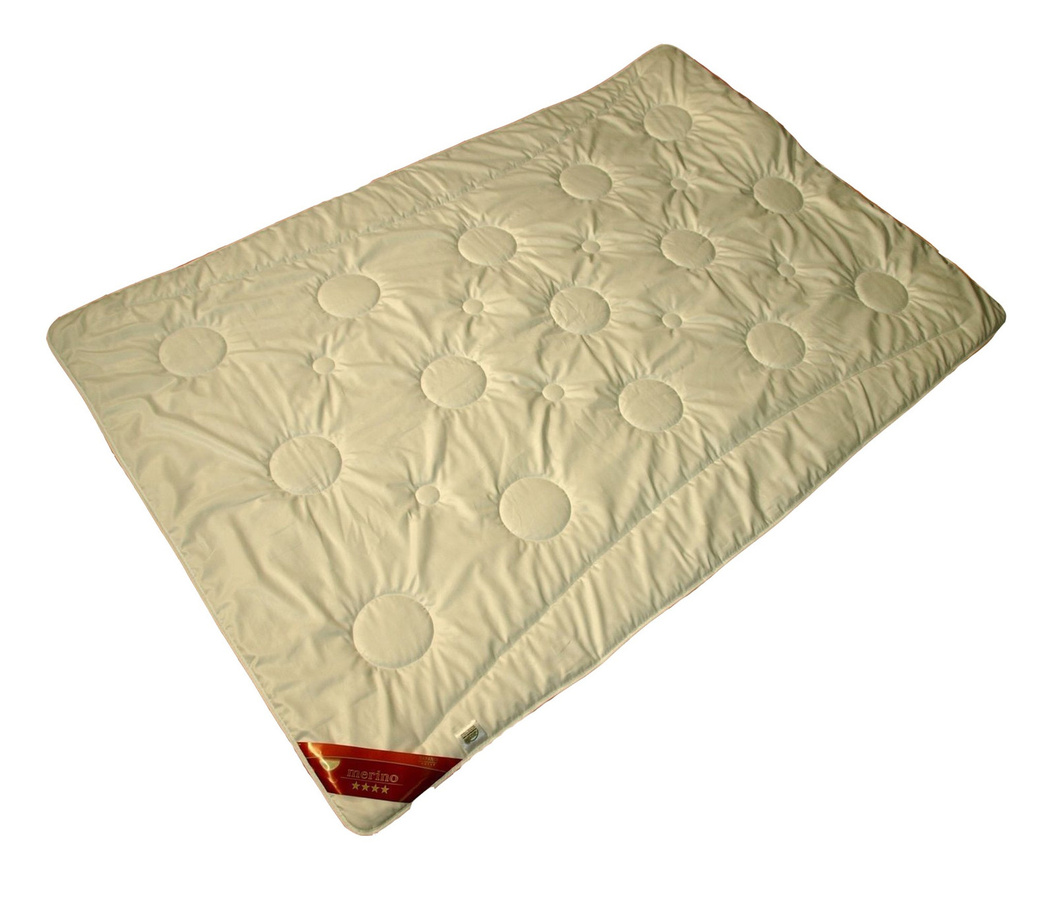 Garanta Merino Schafwolle Duo-Warm Winter Bettdecke in Beige, B/B: 155 x 220 cm - Bild 1