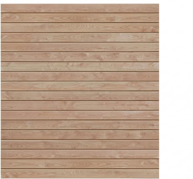 Woodtex Bohlenset für Steckzaunsystem Gardo XL DIY aus Lärche, Braun, B/H: 180 x 194 cm - Bild 1