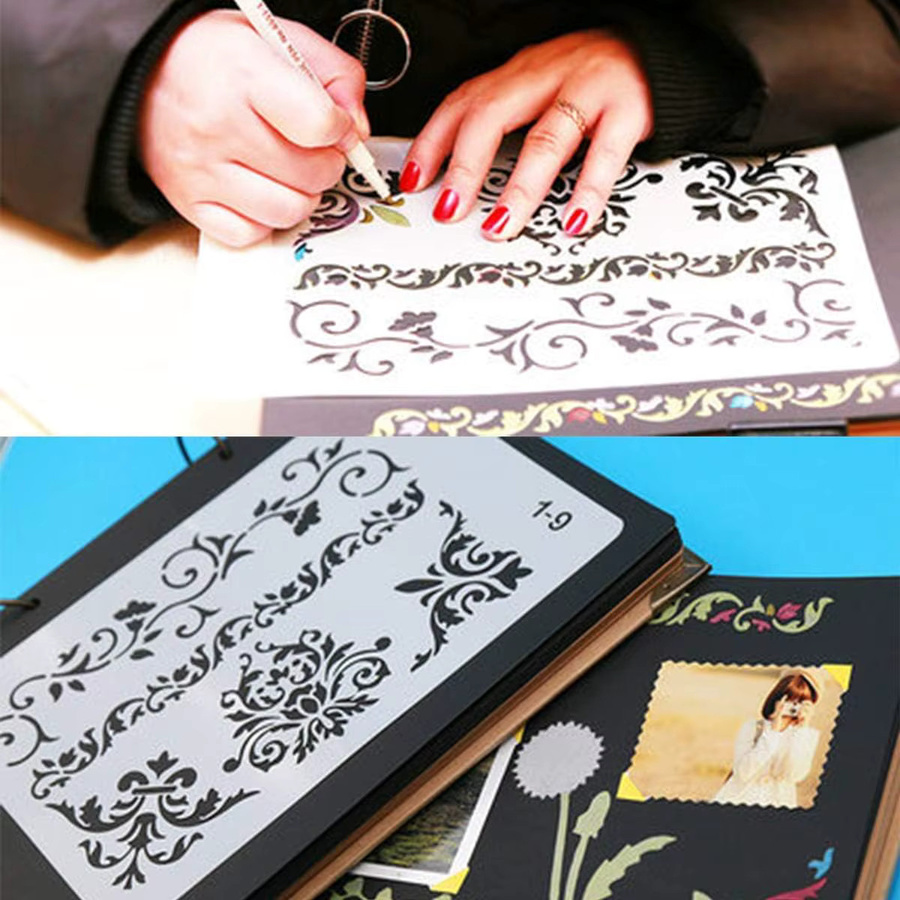 12 Stück DIY Alphabet Malvorlagen für Sammelalben und dekorative Papierkarten in Weiß - Bild 3