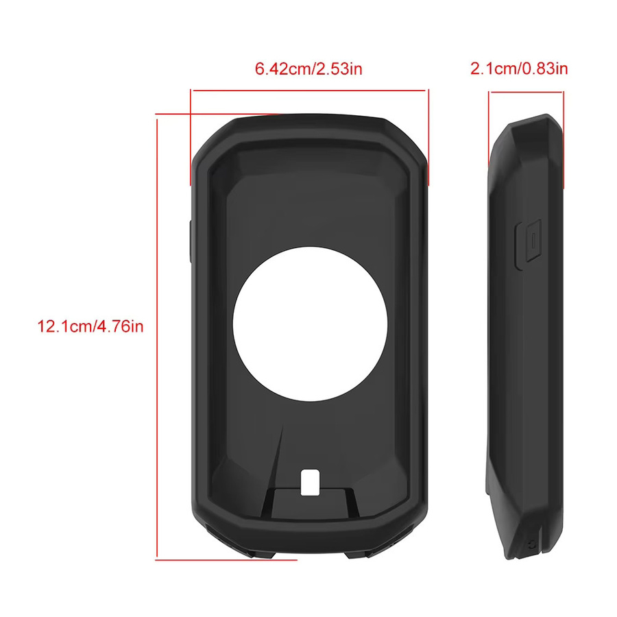 VODOOL Silikonhülle für Garmin Edge 1050 in Schwarz als kratzfester Rundum-Schutz für dein GPS-Gerät - Bild 6