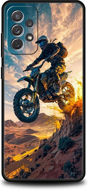 Moto Cross Motorrad Sport Handyhülle für Samsung Galaxy A-Serie in Multicolour - Bild 1