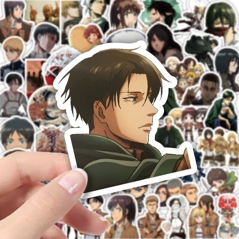 Bandai Attack on Titan Aufkleber, 60-teiliges Set, Bunt / Mehrfarbig - Bild 2