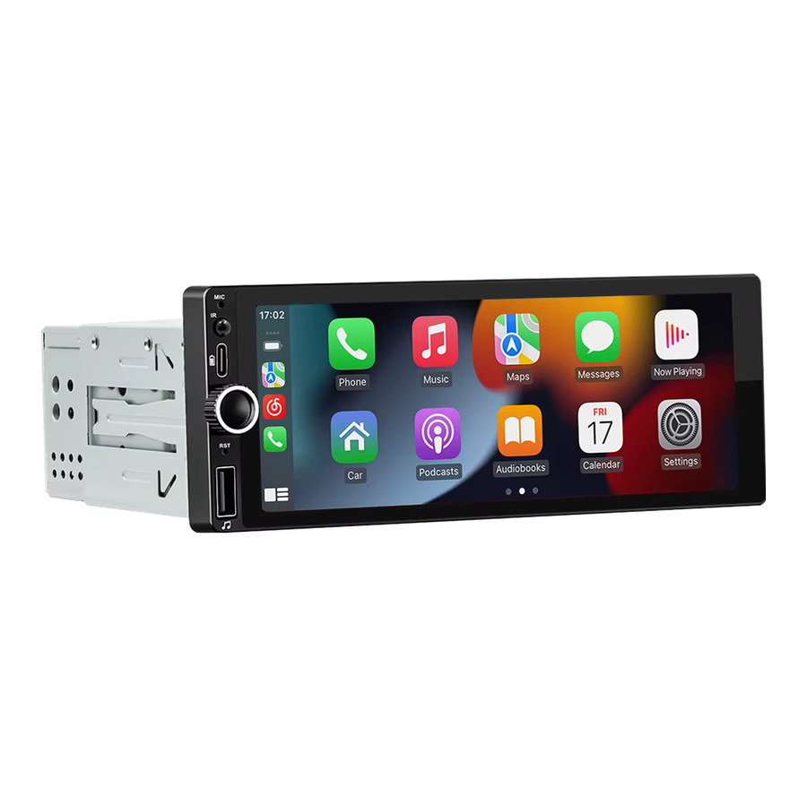 ESSGOO 1Din Autoradio mit Android 14, 6,86 Zoll IPS Display, Carplay, Android Auto, 4 GB RAM, MP5 Player und Bluetooth in Schwarz - Bild 7