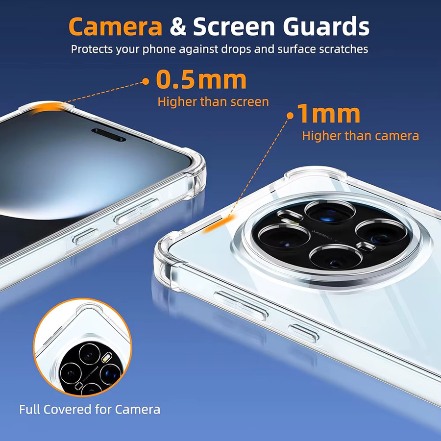 Stoßfeste Silikonhülle für Huawei Honor Magic 7 6 5 4 3 Pro Lite Ultimate 5G in Transparent - Bild 5