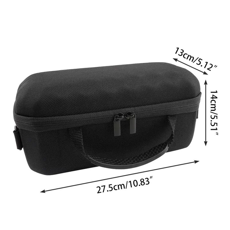 Harte EVA-Reisetasche in Schwarz mit verstellbarem Schultergurt für den JBL Charge 6 Bluetooth-Lautsprecher - Bild 6