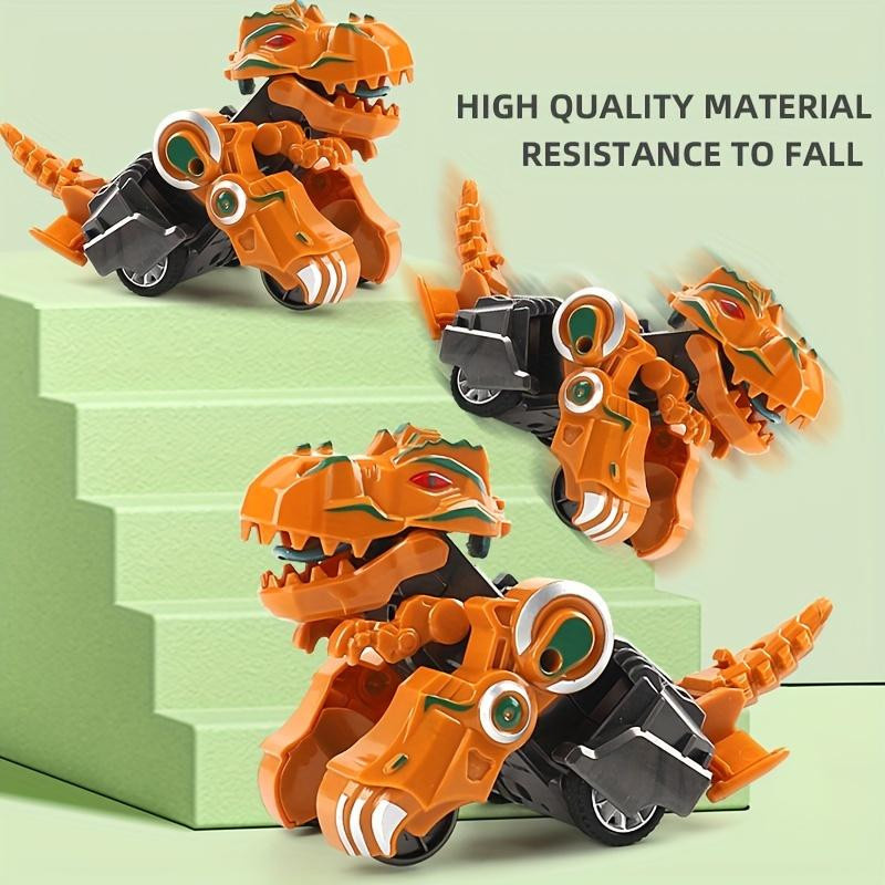 Fashnics Verformbares Dinosaurier-Auto-Spielzeug orange - Bild 3