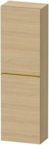 Duravit Halbhochschrank D-Neo in Weiß und Beige, Wandmontage, 1 Tür und 4 Böden, B: 40 cm, T: 24 cm, H: 76 cm - Bild 1