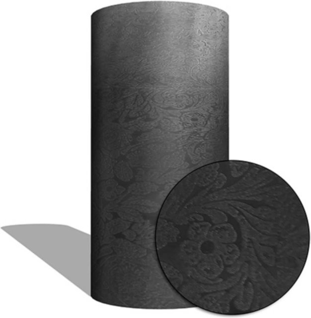 MAUK Carbon Folie 3D Flower Textur Vinyl in Schwarz für Auto, Küche und Deko - Bild 1