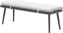 GARDEN IMPRESSIONS Lounge-Bank Teramon 2-Sitzer aus Aluminium in Schwarz mit UV-beständigen Polstern, B/H/T: 120 x 43,5 x 40 cm - Bild 1