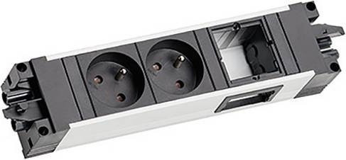 Bachmann 906.0236 Steckdosenleiste in Schwarz oder Weiß - Bild 1