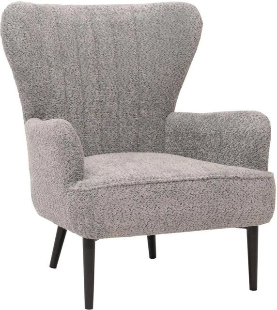 MCW Lounge-Sessel K37 in Grau aus Chenille im Retro-Vintage-Stil - Bild 2