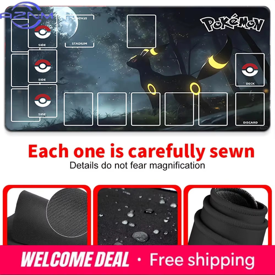 Potdemiel Pokémon Night Scene Umbreon Playmat, Gaming-Schreibtisch-Mauspad - Bild 4