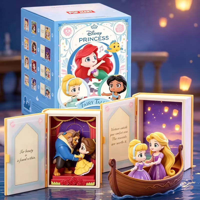 POP MART Disney Prinzessinnen Märchen-Serie Blind Box Mystery Box mit farbenfrohen Anime Figuren zur Desktop-Dekoration - Bild 1