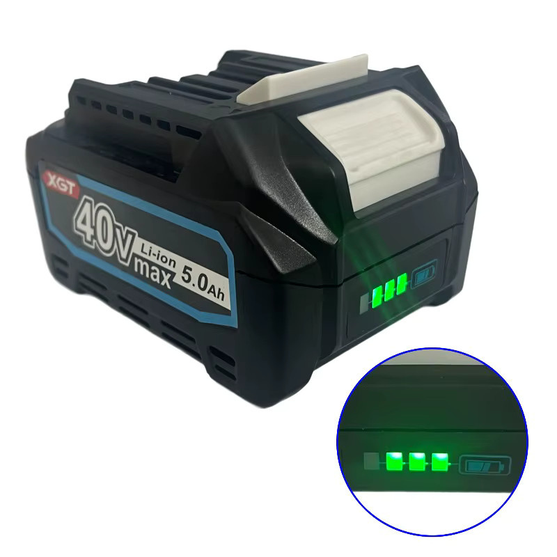 Makita 40V Akku mit LED-Anzeige, 5,0Ah, Schwarz - Bild 2
