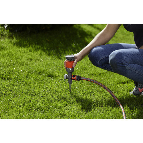 Gardena Comfort Vario Kreisregner mit Spike für bis zu 225 m2 in Orange/Anthrazit - Bild 3