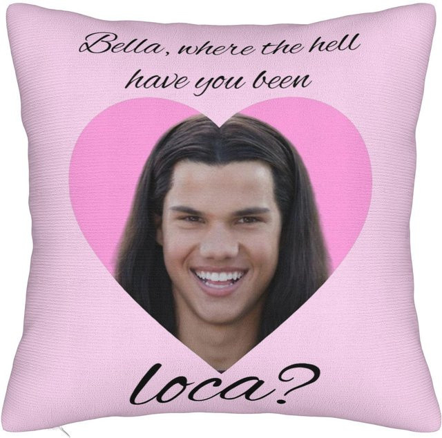 Bella Wo zum Teufel warst du Loca Kissenbezug aus Polyester in Pink mit Reißverschluss, B/H: 45 x 45 cm - Bild 1