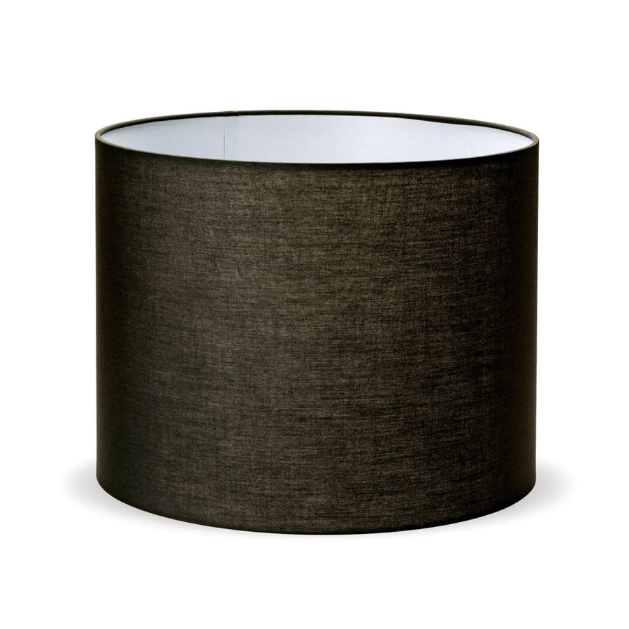 Orion Lightstyle Lampenschirm aus Stoff, rund, Schwarz, Durchmesser: 40 cm, Höhe: 30 cm, Fassung: E27 - Bild 2
