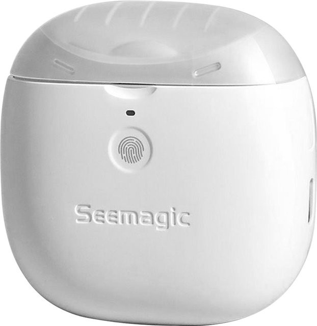 DEYES Elektrischer Nagelknipser 2in1 mit Licht, Weiß, Unisex - Bild 1
