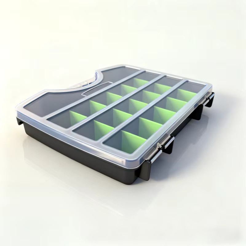 Transparenter Schraubenbox-Organizer aus Kunststoff mit 5 bis 20 verstellbaren Fächern für Schmuck, Knöpfe, Hardware und Werkzeug - Bild 1