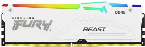 Kingston FURY Beast DDR5 PC-Arbeitsspeicher Modul, 32 GB, 5600 MHz, 288pin DIMM CL36, Weiß, KF556C36BWEA-32 - Bild 1