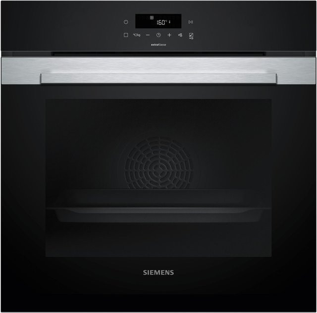 Siemens iQ300 HB372G0S3 Einbaubackofen Edelstahl mit 71 l Volumen, Pyrolyse und Heißluft - Bild 1