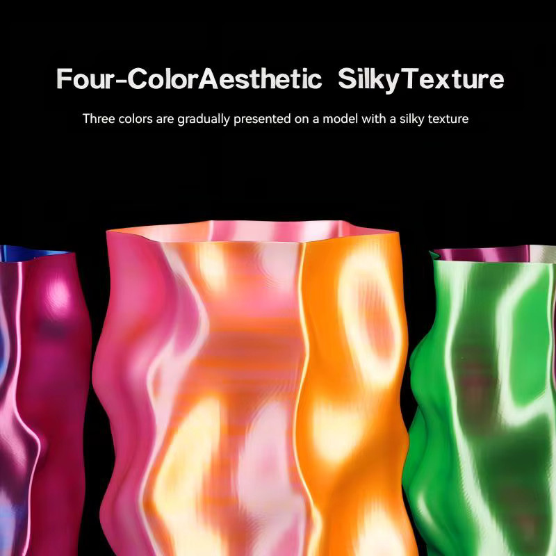 SUNLU Silk PLA Plus Filament Rainbow Multicolor 1,75 mm 2 kg - Bild 3
