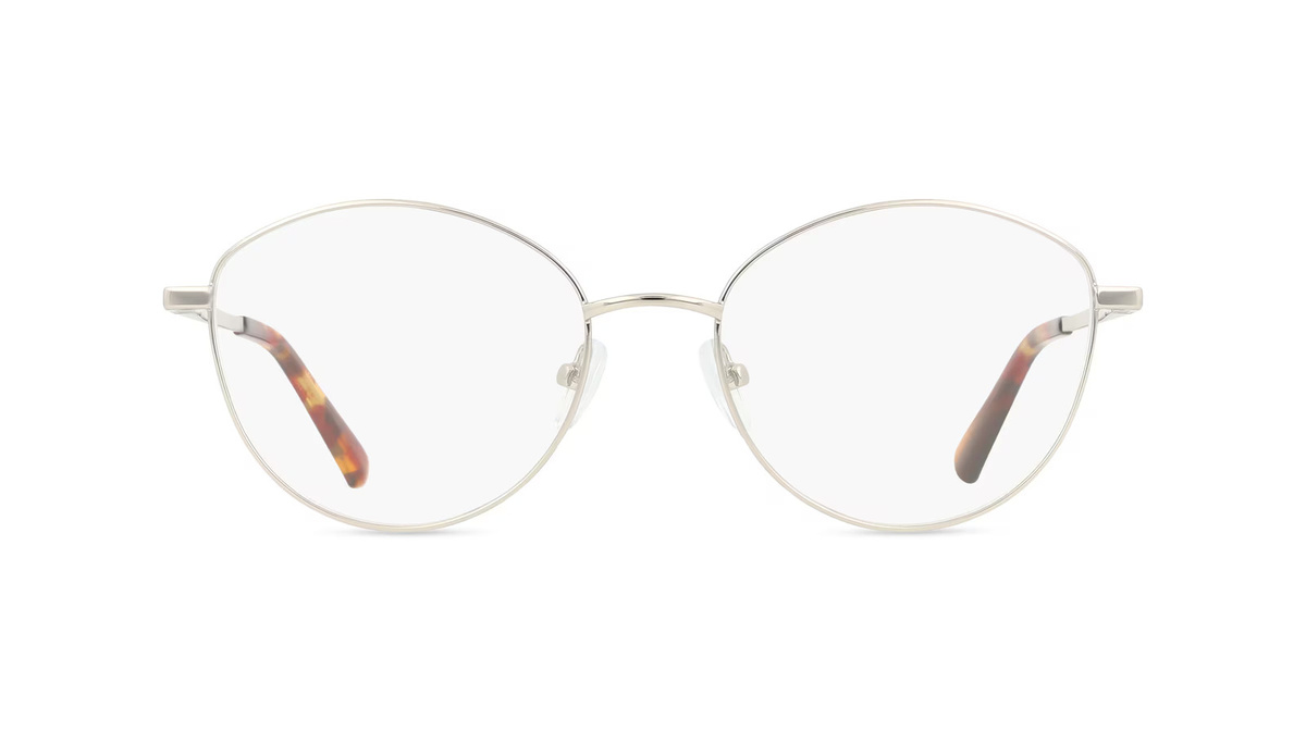 Fielmann BE 033 FLEX CL Korrektionsbrille, Vollrand, Oval, Edelstahl, Silber, Damen - Bild 1