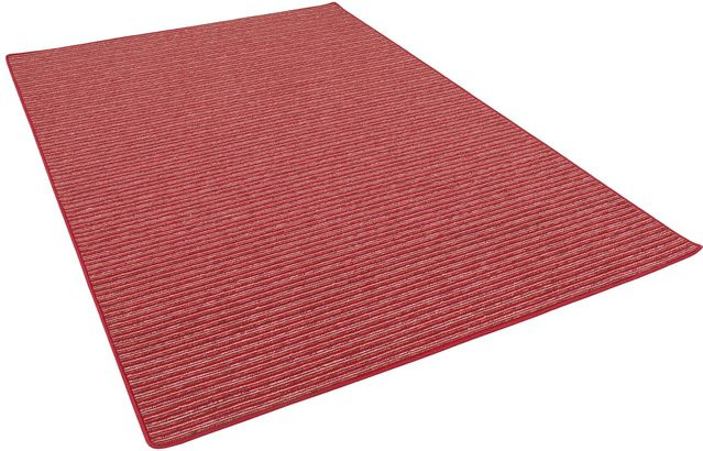 Snapstyle Streifenberber Teppich Marta Rot B/T: 140 x 200 cm - Bild 1