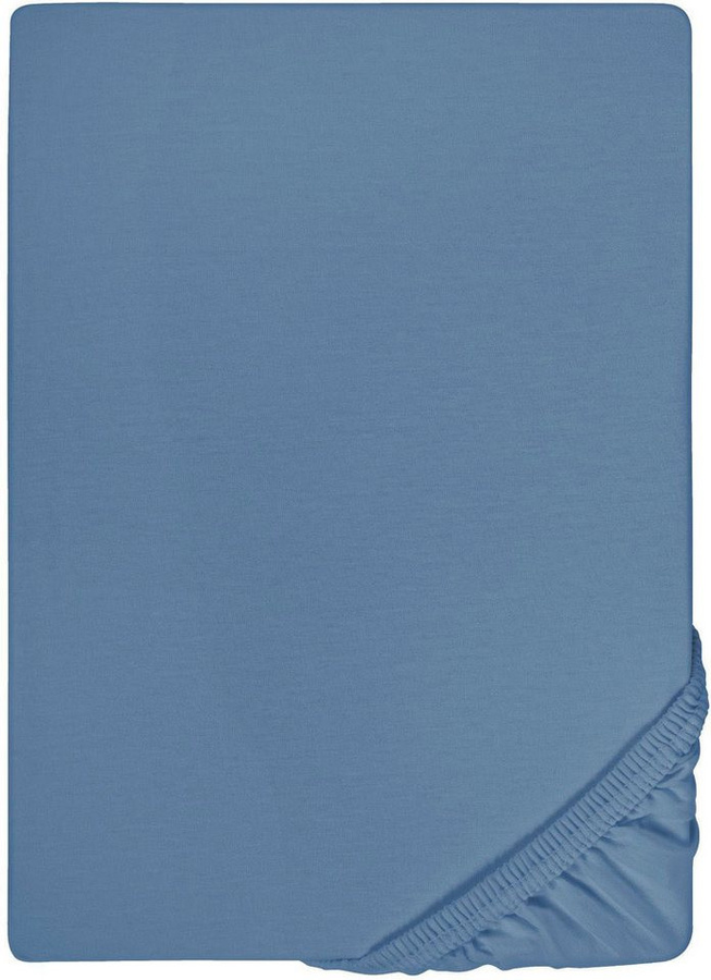 Biberna Spannbettlaken Marc aus Baumwolle Jersey mit Gummizug für Matratzen bis 22 cm Höhe - Bild 1