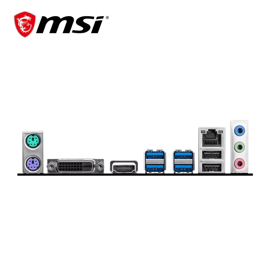 MSI AMD B450M-A PRO MAX II Motherboard AM4 Micro-ATX mit DDR4-Unterstützung, M.2, SATAIII und USB 3.2 in Schwarz - Bild 3