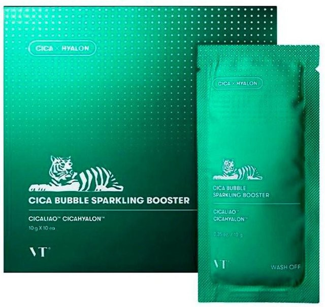 VT Cica Bubble Sparkling Booster Creme, 10g x 10 Stück, Hyaluronsäure - Bild 1