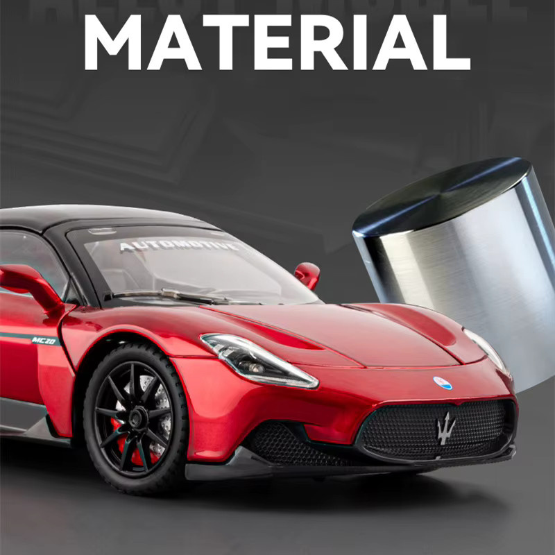 Maserati MC20 Cabrio, Sportwagen-Modell, 1:32, Metall, mit Licht und Sound - Bild 1