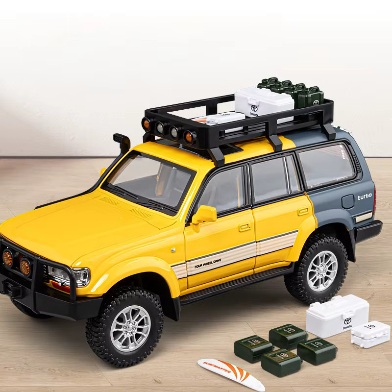 WELLY Land Cruiser LC80 SUV, Diecast Modell, 1:24, mit Licht und Sound - Bild 2