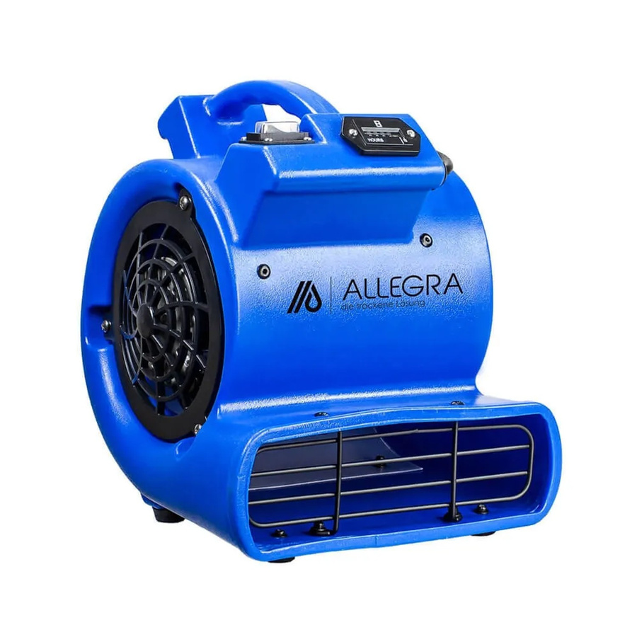Allegra24 Turbolüfter RL550 in Blau mit Stundenzähler aus Kunststoff - Bild 2