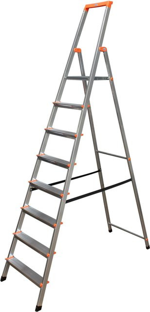 Krause Solidy Stufen-Steh-Leiter mit 8 Stufen - Bild 1