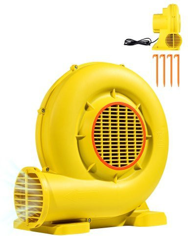 VEVOR Inflatable Blower Gelb, 590W & 690W, 1.0 HP Kommerzieller Luftgebläse-Pump für Hüpfburgen und Wasserrutschen, 2750RPM Elektrischer Gebläse-Ventilator - Bild 1