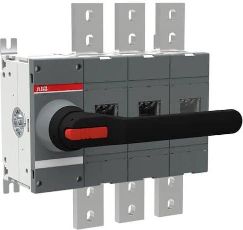 ABB Lasttrennschalter OT1600E03K 1600A 1000V Schwarz und Grau - Bild 1