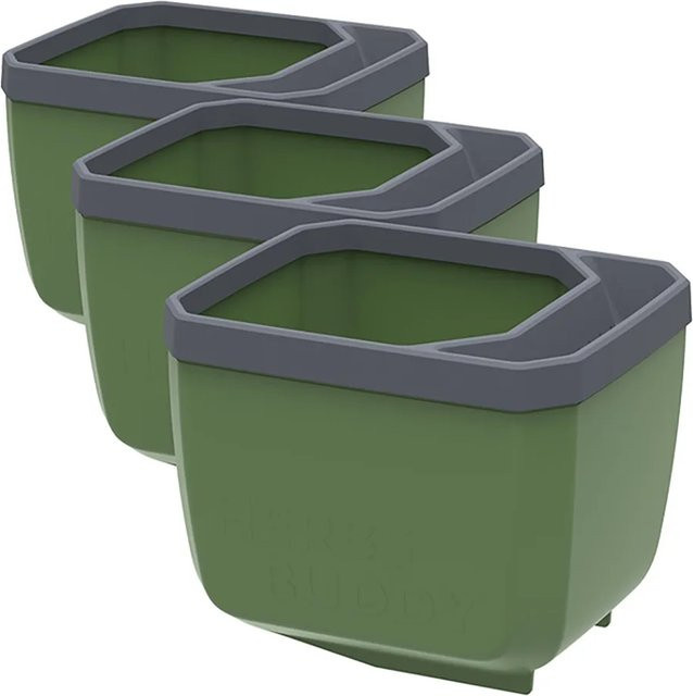 Gusta Garden Anzuchtgefäß Herbs Buddy Blau B: 16,3 cm, T: 14,5 cm, H: 14,9 cm - Bild 1