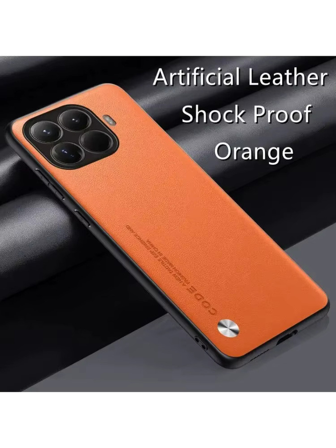 Schlichte Business Schutzhülle aus PU-Leder für Xiaomi 17T Pro 17 Max 15T Pro 14T POCO X8 Pro Max F8 Pro M8 Pro in Grün und Orange - Bild 2