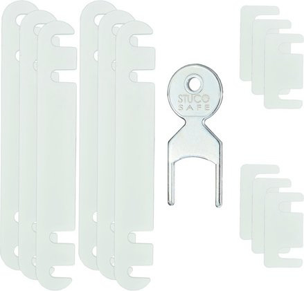 Stuco Safe Ausgleichsplatten aus Kunststoff in Weiss - Bild 1