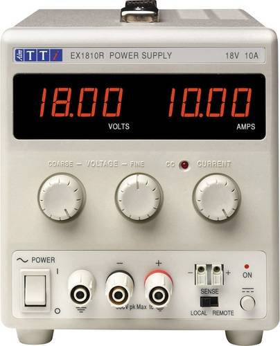 Aim TTi EX1810R Labornetzgerät Weiß, 1 Ausgang, einstellbar 0 - 18 V/DC, 0 - 10 A, 180 W - Bild 1