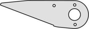 Felco Ersatzklinge für Schafhufscheren 50-51 in Silber - Bild 1