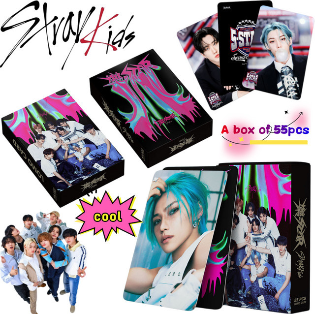 SKZOO Stray Kids Bangchan Lee Know, Postkartensammlung, 55-teiliges Set - Bild 1