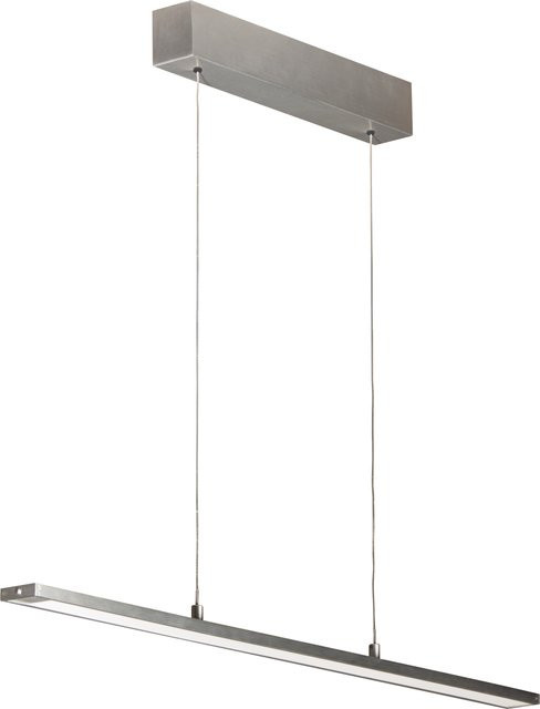Pendelleuchte MARLO Fischer & Honsel in Silber und Grau, moderne LED-Hängeleuchte aus Aluminium, dimmbar und höhenverstellbar - Bild 1