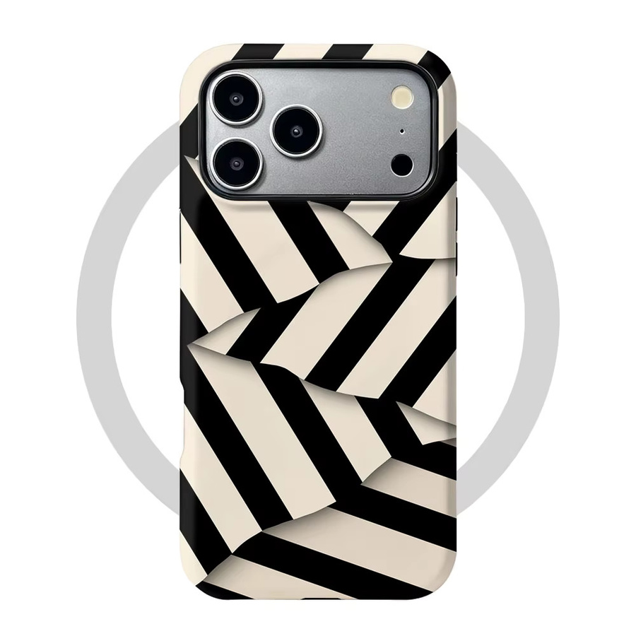 Magnetische 2-in-1 Folienhülle für Xiaomi Poco X7 F7 F8 X8 F6 F5 Pro mit unregelmäßigem Muster in Multicolour, stoßfeste Schutzhülle - Bild 4