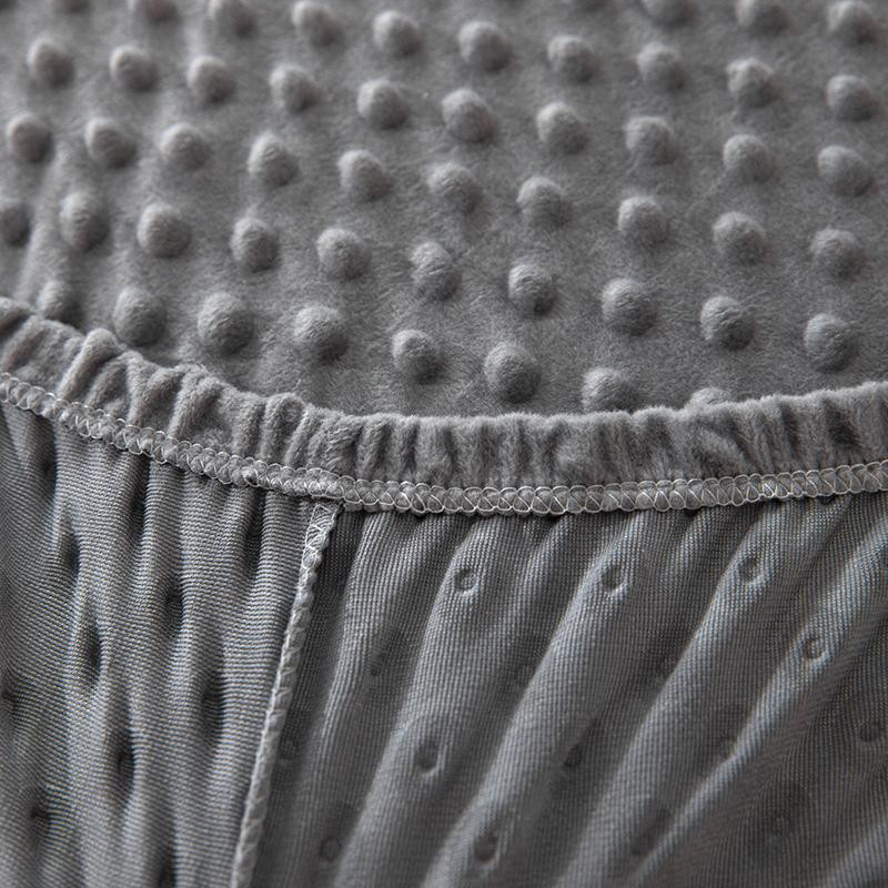 S-EMIGA Spannbetttuch aus Polyester, weich und einfarbig, B/T: 90 x 200 cm - Bild 1
