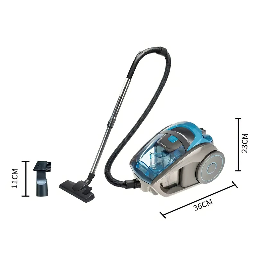 Avehrit Multi-Zyklon-Staubsauger ohne Beutel in Blau mit 2800W Leistung und 15000Pa Saugkraft für Tierhaare und Hartböden - Bild 8