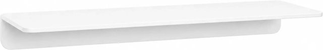 Radius Design Wandablage Weiß mit Rückwand aus Metall, Breite: 70 cm, Höhe: 105 cm, Tiefe: 65 cm - Bild 1