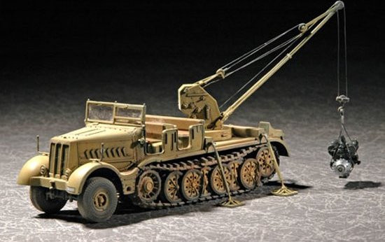 Trumpeter Drehkran SDKFZ 9/1, Fahrzeug, 1:72, Braun - Bild 1